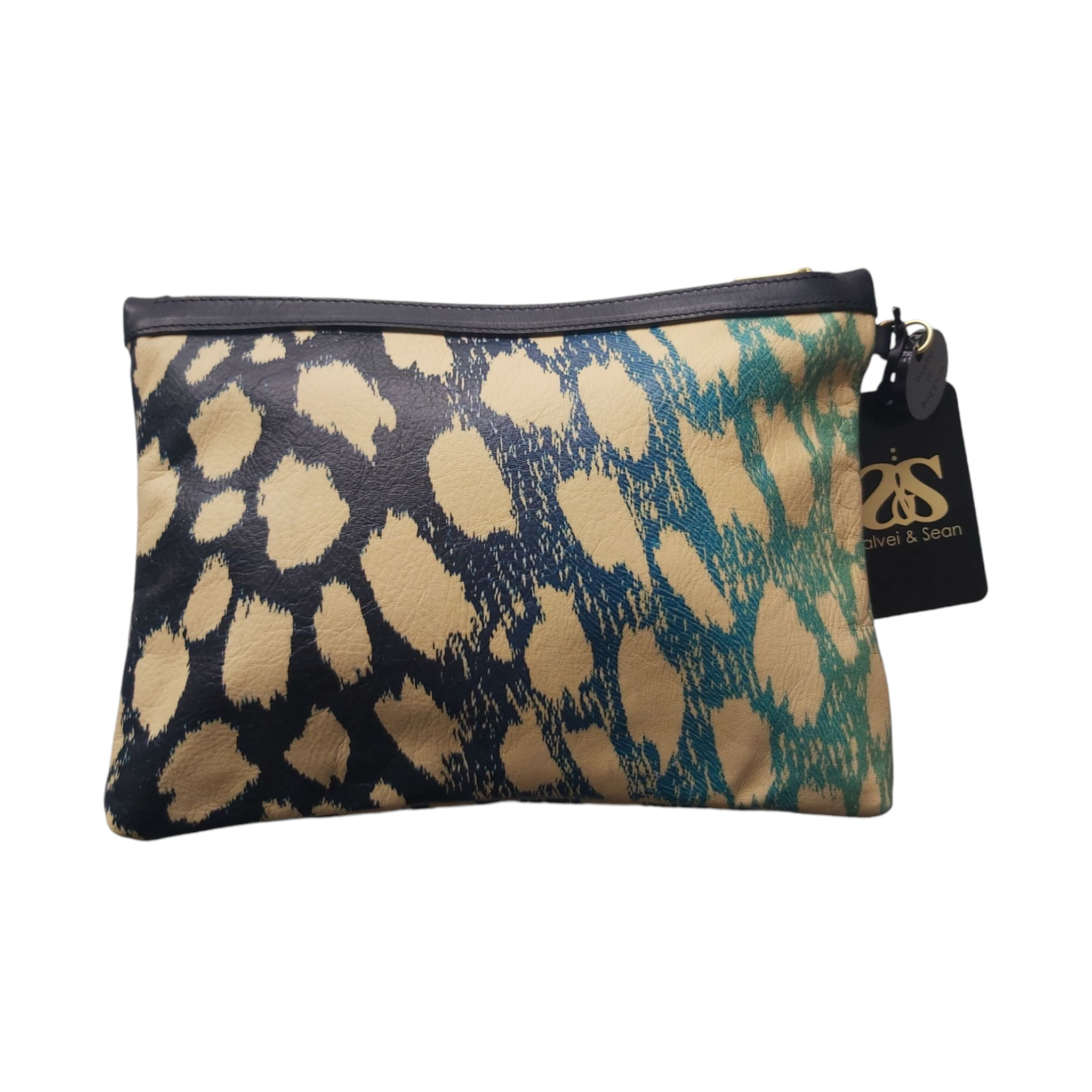 LUXX LEATHER POUCH - annimo blu